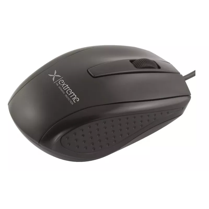 Ratón Extreme XM110K USB Type-A Óptico 1000 DPI Diestros