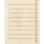Separadores Soennecken 121009220 24×30 cm, 190 g/m², perforado 11 taladros