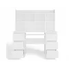 Conjunto escritorio KUBA + Extension Piece, blanco