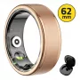Anillo inteligente MANTA SR01GD 62mm OneRing Gold — talla 62, acabado dorado metálico
