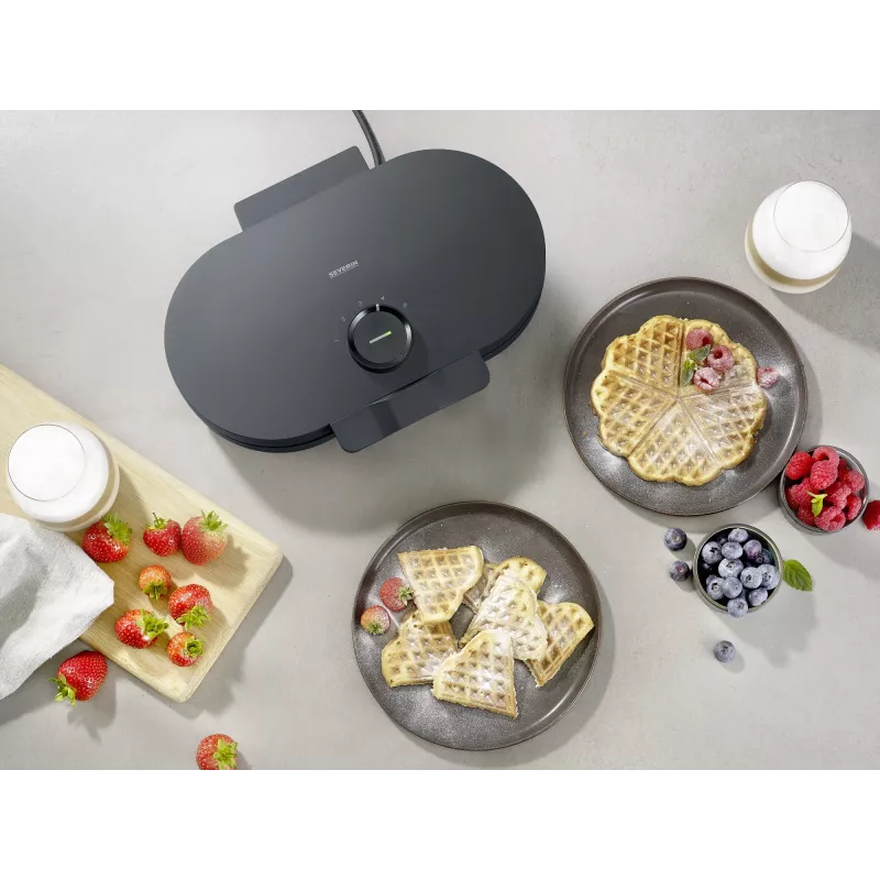 Gofrera Severin WA 2118 2 gofres 1200 W negro