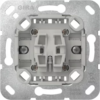 gira módulo de interruptor basculante de cruce 310700 para conmutación múltiple, mecanismo de control eléctrico para interiores