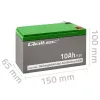 Batería AGM 12V 10Ah sin mantenimiento para SAI