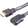 Cable HDMI e+p HDMV 402 2m conector macho Type-A a conector hembra negro