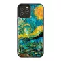 Funda protectora iKins para Apple iPhone 12 Pro Max — negro noche estrellada