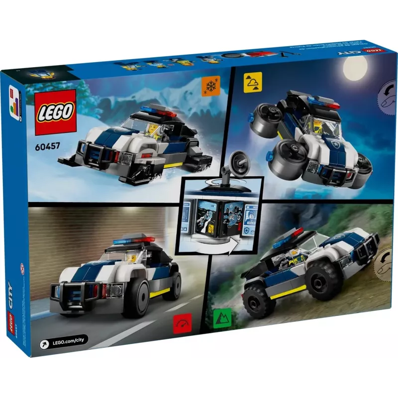 LEGO CITY 60457 Garaje de coche de policía personalizado