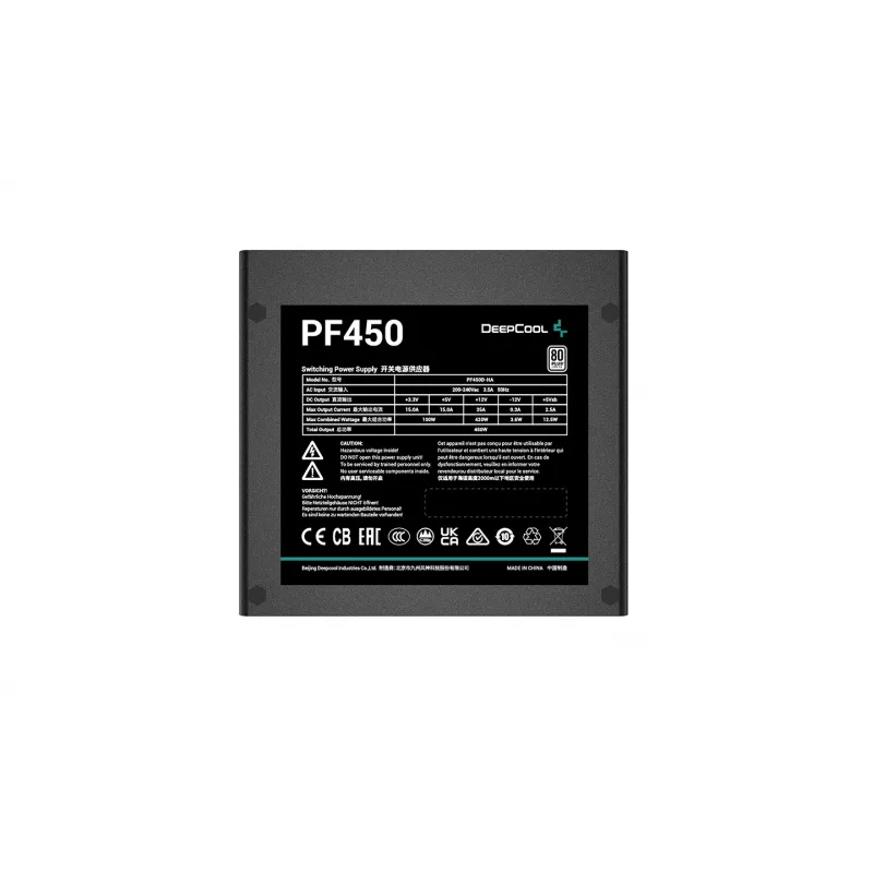 Fuente de alimentación DeepCool PF450 450 W