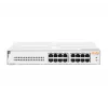 HPE Aruba Networking Aruba Instant On 1430 16G Class4 PoE 124W no gestionado L2 Gigabit Ethernet (10/100/1000) Power over Ethernet (PoE) 1U blanco
