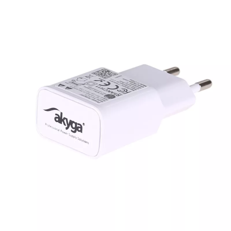 Akyga AK-CH-11 cargador de red USB-A 15 W, Quick Charge 3.0, blanco