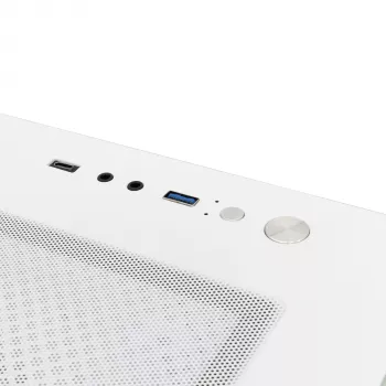 Caja de PC White Shark GCC-2304 Torpedo ATX blanca