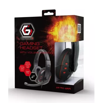 Gembird GHS-402 Auriculares/Auriculares con micrófono con cable con diadema Gaming Negro