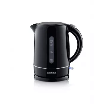 Severin WK 4322 Hervidor de agua 1,7 L 2200 W Negro