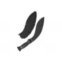 Machete Mil-Tec Kukri 15534000 – hoja de acero inoxidable 255 mm, longitud total 375 mm, mango ABS, funda incluida