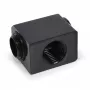 Alphacool adaptador de perfil bajo a 90°, G1/4 macho a G1/4 hembra, giratorio, negro (17578)