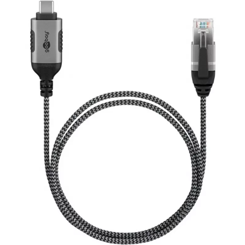 Cable Ethernet Goobay USB-C 3.1 a RJ45 fino 1 m – conecta router, módem o (74401)
