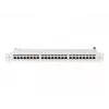 Panel de parcheo Lanberg PPS7-1024-S de 19 pulgadas 1U, 24 puertos, Cat7, FTP apantallado, gris