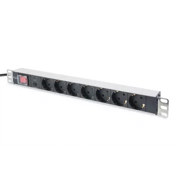 Regleta de enchufes Digitus DN-95403 con protección contra sobrecargas