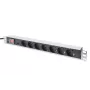 Regleta de enchufes Digitus DN-95403 con protección contra sobrecargas