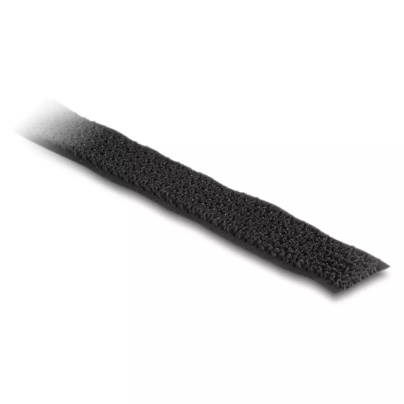 Cinta de velcro DeLOCK 5m x 20mm negro nailon