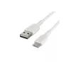 Cable USB Belkin CAB001BT1MWH2PK, blanco