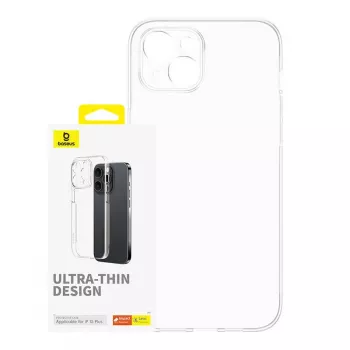 Funda para móvil Baseus OS‑Lucent Series para iPhone 15 Plus, transparente, delgada