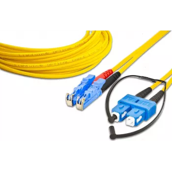 Lightwin Cable de conexión LWL dúplex de alta calidad - SM - LSH - SC (LDP-09 LSH-SC 10.0)