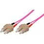 Tecline exertis Connect - cable de parcheo - SC multimodo (M) a SC multimodo (M) - 25 m - fibra óptica - 50/125 micrómetros - OM4 - aguamarina (39875925)