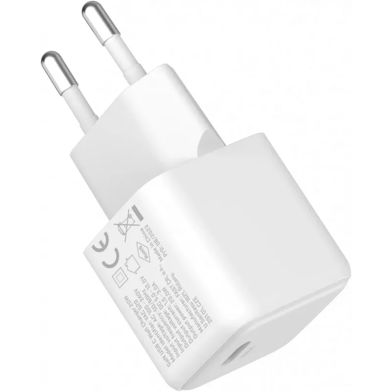 Fuente de alimentación USB-C YENKEE YAC G20 20W 3A Power Delivery