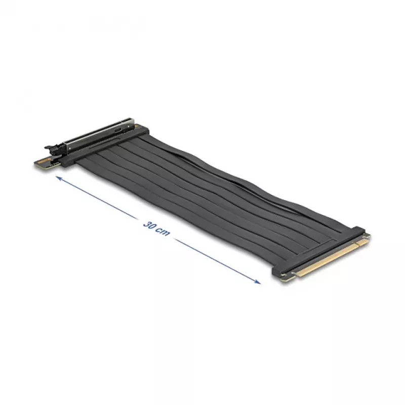 Tarjeta riser DELOCK 81593 PCI Express 5.0 x16, longitud de cable 30 cm