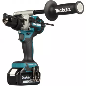 Taladro atornillador a batería Makita DHP492Z 18 V a batería, motor sin escobillas, 2 velocidades, portabrocas 13 mm