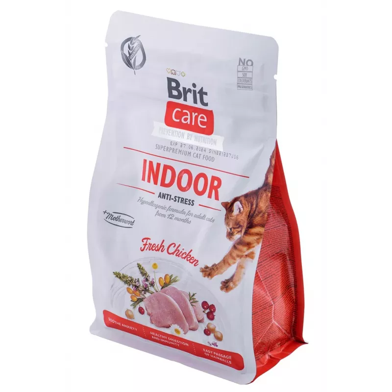 BRIT Care Grain-Free Adult Interior Anti-Stress - comida seca para gatos - 400 g