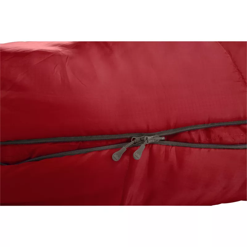 Saco de dormir Grand Canyon KANSAS 190 rojo — modelo ligero para 3 estaciones