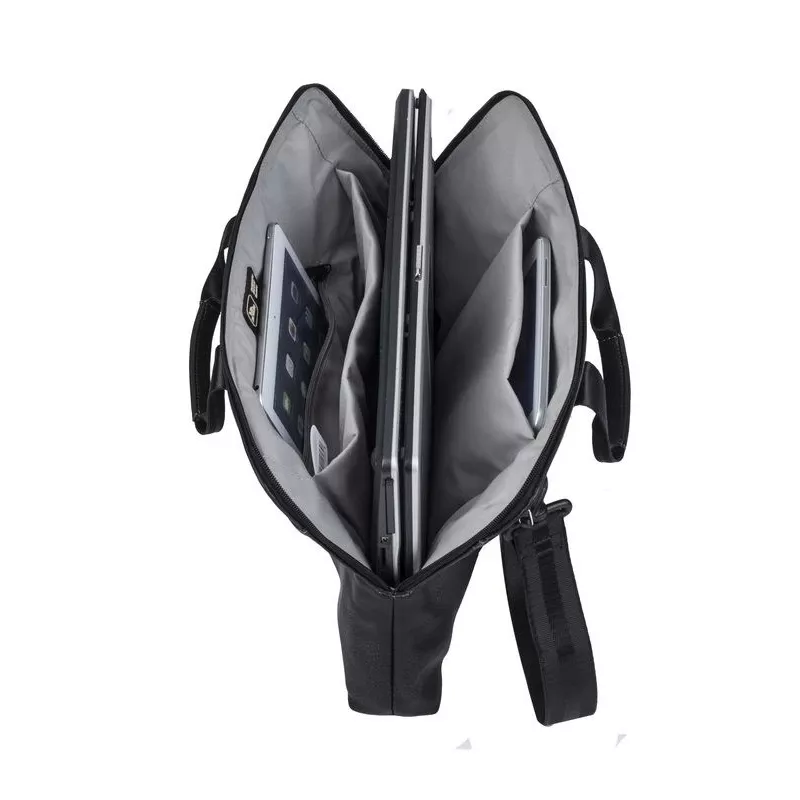 Rivacase Orly 8930 funda para portátil de 15,6 pulgadas (39,6 cm), PU, negra