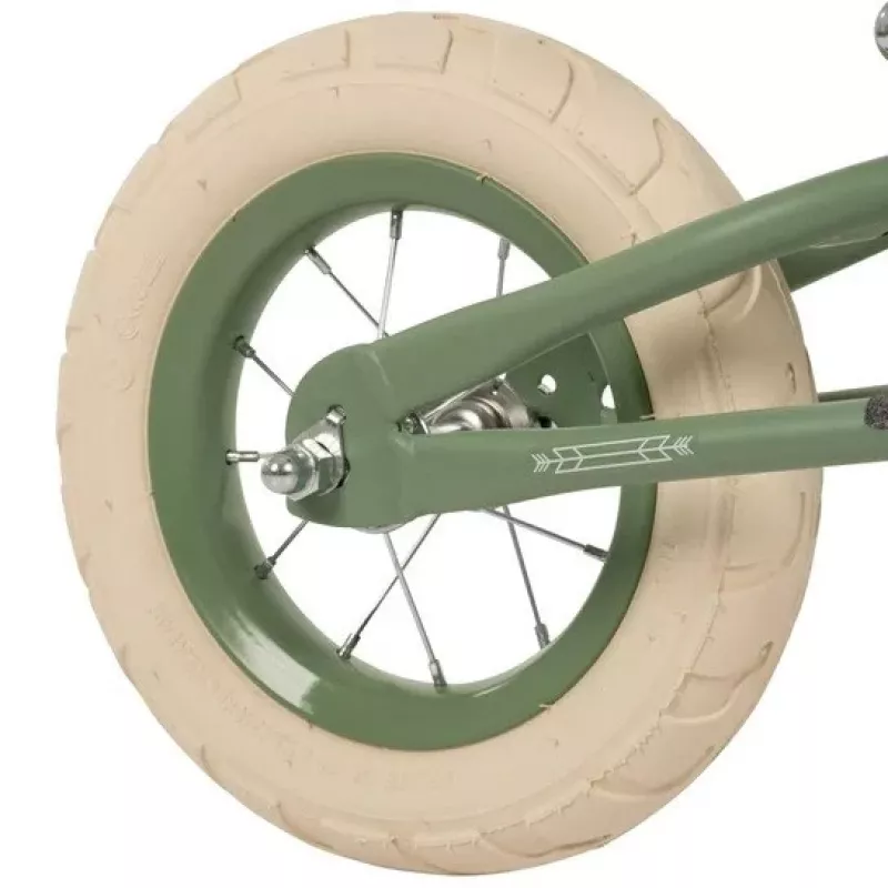 Correpasillos HUFFY Vintage 10 pulgadas verde – HUFFY 27284W, ruedas de 10 pulgadas, bicicleta de aprendizaje sin pedales