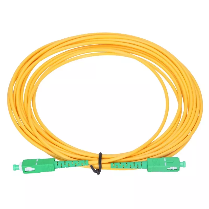 Extralink Latiguillo SC/APC-SC/APC, monomodo, simplex, G.657A1, 3mm, 3m