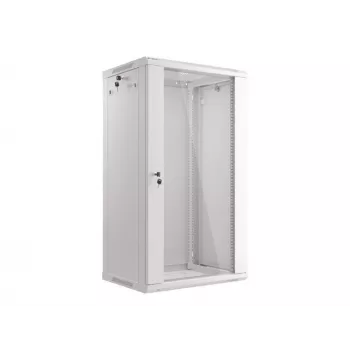 Armario de red Lanberg WF01-6422-10S 22U de pared gris