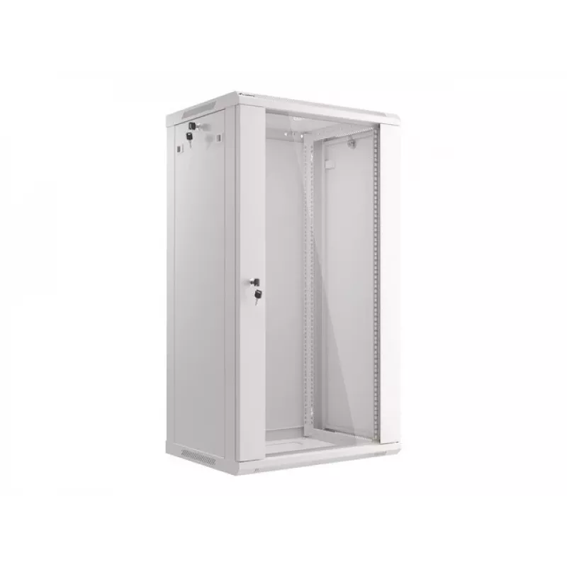 Armario de red Lanberg WF01-6422-10S 22U de pared gris