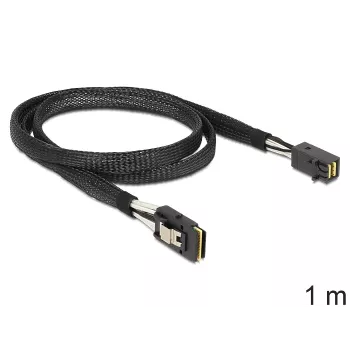 Cable SAS DeLOCK 83389 1 m negro