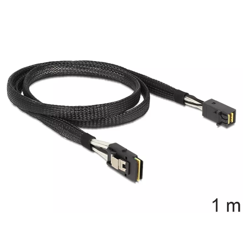 Cable SAS DeLOCK 83389 1 m negro