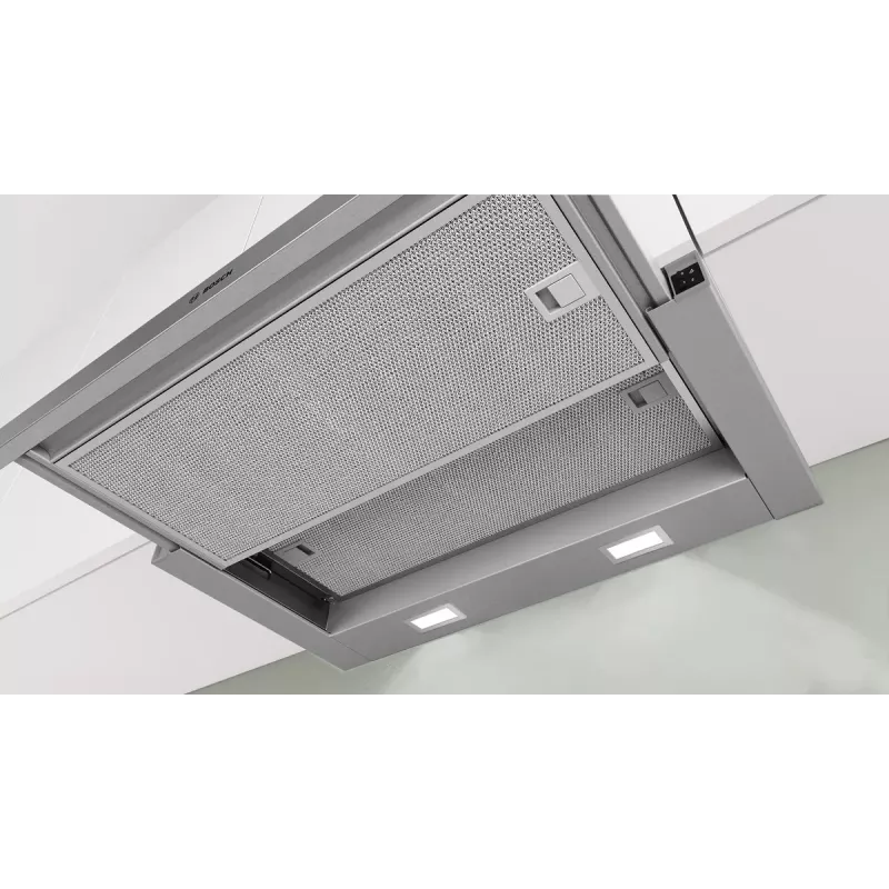 Campana extractora Bosch Serie 2 DFM064W55 de instalación inferior (extraíble) Metallic, Plata 394 m³/h