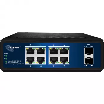 Switch de red ALLNET ALL-SGI8108v2 8 puertos 10/100/1000 Mbit/s Gigabit