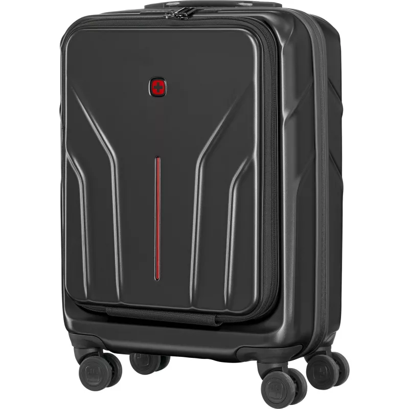Trolley de cabina compacto de carcasa rígida Wenger Amplix 653323 — negro, compacto