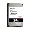 WD Ultrastar DC HC560 - Disco duro - 20TB - interno - 3.5 (8,9 cm) - SAS 12Gb/s - 7200 rpm - Búfer: 512MB (0F38652)
