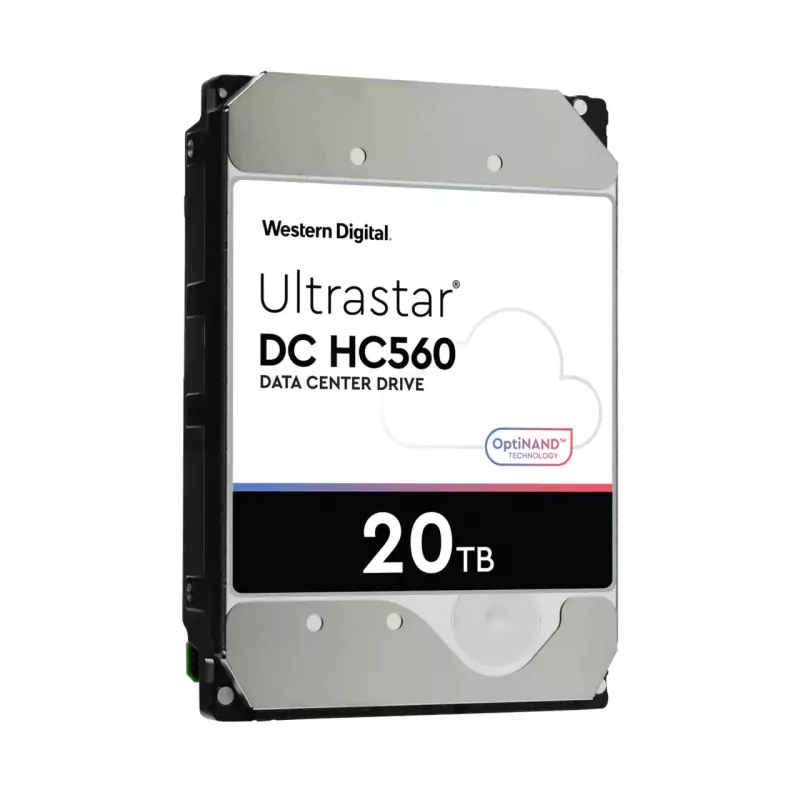 WD Ultrastar DC HC560 - Disco duro - 20TB - interno - 3.5 (8,9 cm) - SAS 12Gb/s - 7200 rpm - Búfer: 512MB (0F38652)