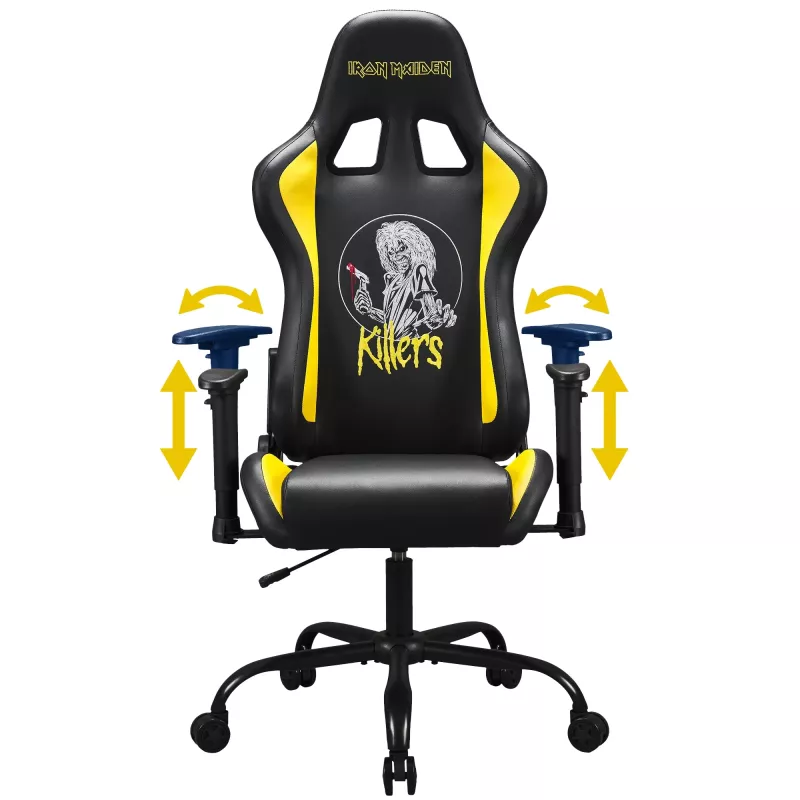 Silla gaming SUBSONIC Subsonic Pro Iron Maiden Killers — diseño ergonómico, altura ajustable