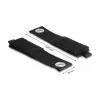 Cinta de velcro resistente DeLOCK 435x50mm negro 5 uds.