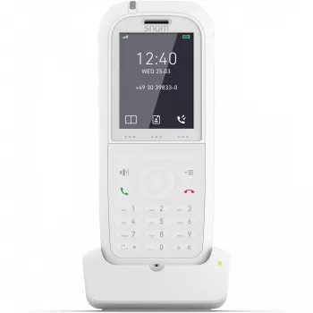Snom M90 Auricular DECT con visualización de número de llamada Blanco