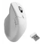 Ratón Keychron M6 para diestros RF inalámbrico + Bluetooth + USB-C óptico 30000 DPI blanco
