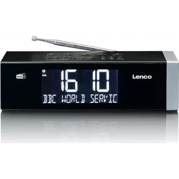 Radio despertador Lenco CR-640BK DAB+ con Bluetooth 5.0 y pantalla LCD