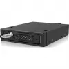 ICY DOCK - ToughArmor EX - MB491V5K-B - Caja para unidades SSD U.2/U.3 NVMe de 2,5 inch PCIe 5.0 para bahía externa de 3,5 inch con cerradura y diseño de tornillos moleteados